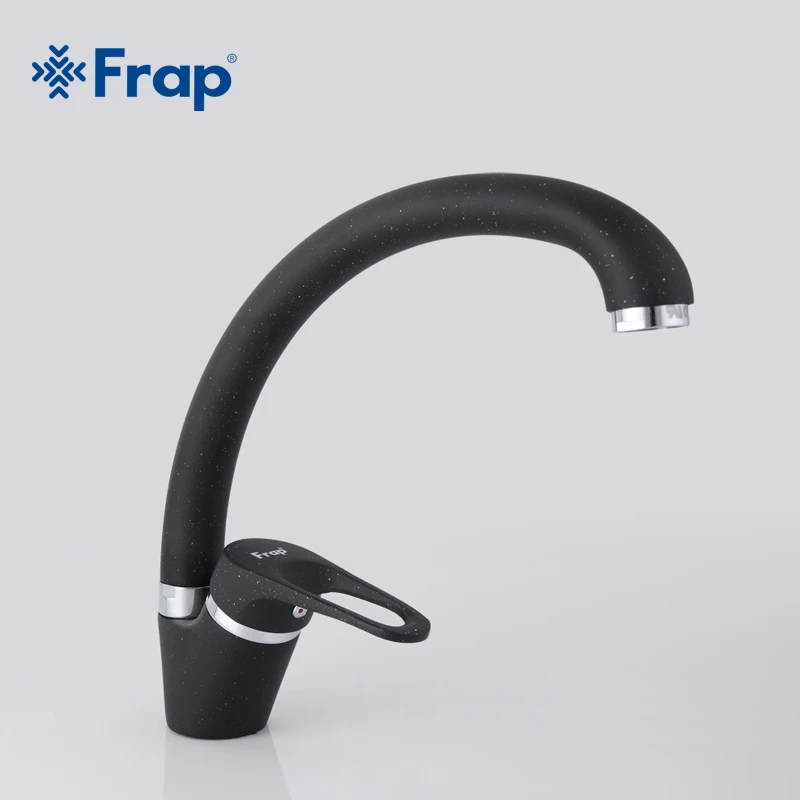 Смеситель для кухни FRAP F4113 латунный с одиночной вращающейся ручкой в 5 цветовых
