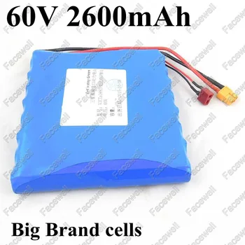 

Brand 60v 2.6Ah li-ion battery pack 60v 2600mAh Big Brand cells 18650 BMS for Electric Unicycle battery Scooter skateboard etc