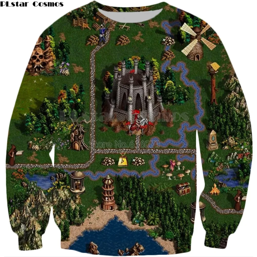 Najtaniej Plstar cosmos Drop shipping 2019 nowych moda bluzy klasyczna gra Heroes of may i magia druku 3d mężczyźni kobiety bluza w stylu casual