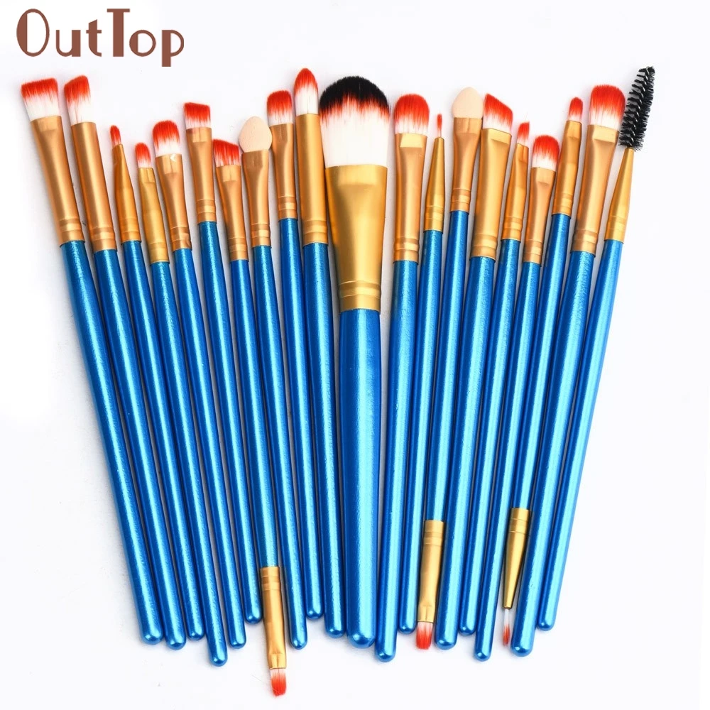 

Makeup Brushes 20pcs/set Makeup Brush Set tools Make-up Toiletry Kit Wool Make Up Brush Set Overmal Wholesale Hot Popurlar