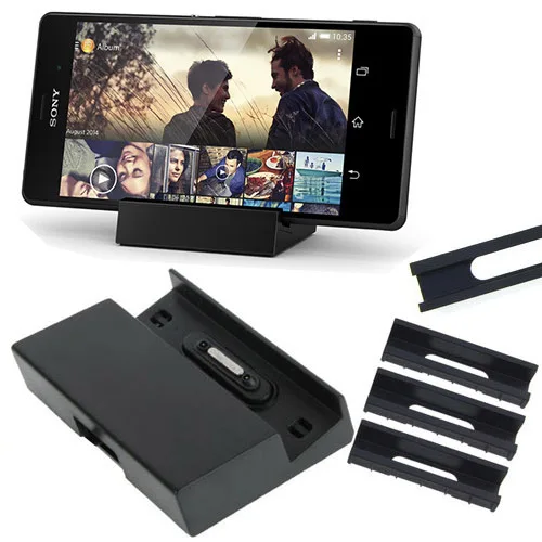 

DK48 For SONY Xperia Z3 Dock Charger 4 Slots Z3 D6603 D6643 D6653 D6616 D6633 L55T L55u Desktop Magnetic Charging Z3 Compact