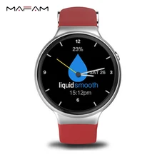 3G WIFI Bluetooth Smart Wrist Watch Phone with Voice Search Pedometer Heart Rate Monitor Google Play Map I4 MF23 for Android ISO