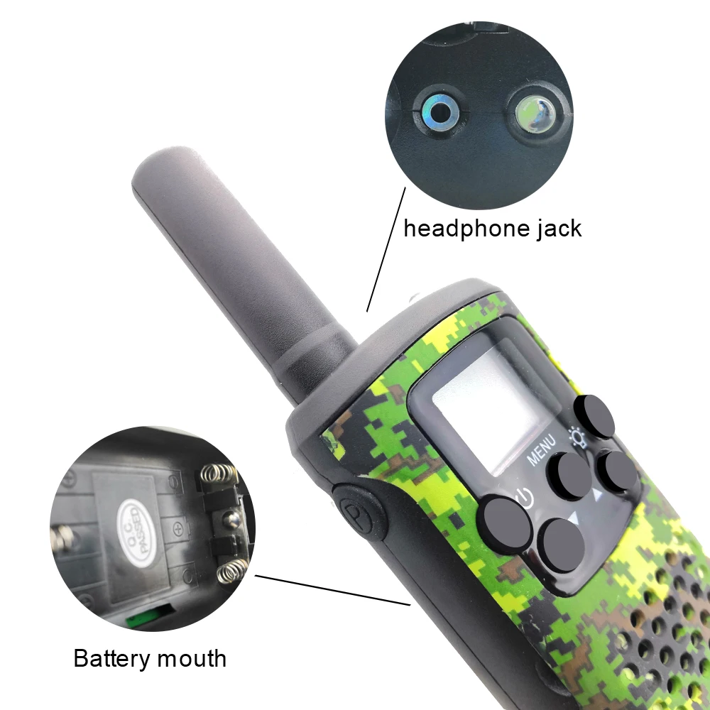 Portable Mini Kids Walkie Talkies Range up to 6km 8/20/22CH FRS/GMRS400-470MHZ Camo Two Way Radios Intercom Children Gifts Portable Mini Kids Walkie Talkies Range up to 6km 8/20/22CH FRS/GMRS400-470MHZ Camo Two Way Radios Intercom Children Gifts