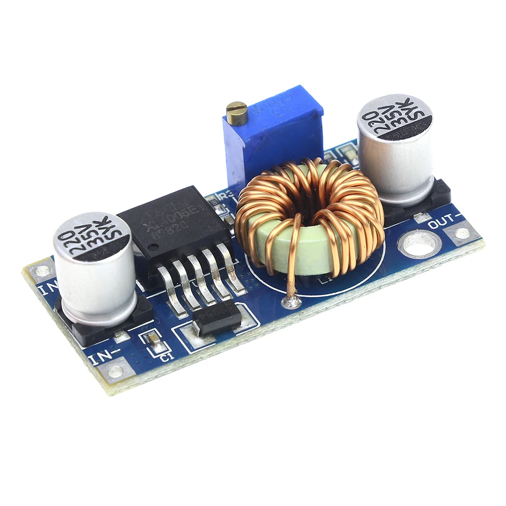 

XL4005 5A Max DC-DC Step Down Adjustable Power Supply Module LED Lithium Charger Board Better Than LM2596