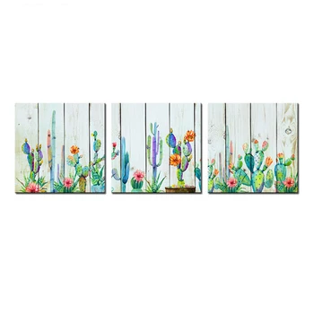 

Plant Cactus Wood Grain Flower Mosaic Full Square Round Diamond Embroidery 3pcs 5D diamond Paintings by numberZP-1458