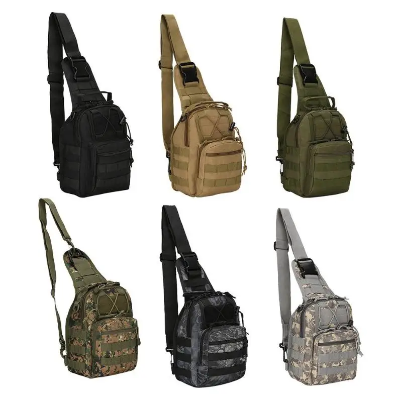 Buy New 5L Camouflage Outdoor Chest Bag 600D