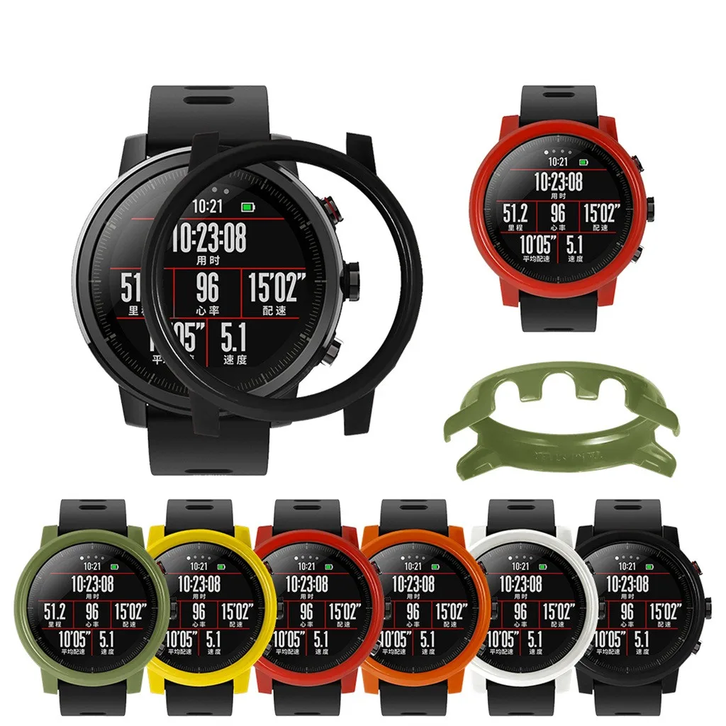 Модный чехол для ПК покрытие часов AMAZFIT 2/2S Stratos часы с защитой экрана для Xiaomi Huami Cubierta proctora