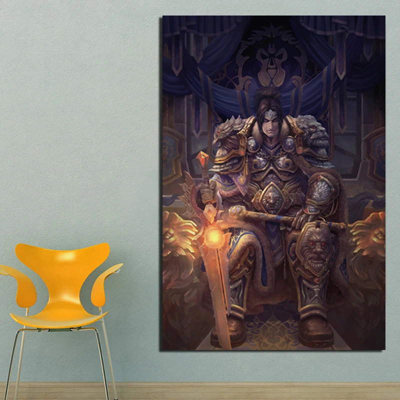 

World Of Warcrafts Meditation Wall Art Canvas Painting Poster Prints Modern Painting Wall Picture For Living Room Home Decor Art