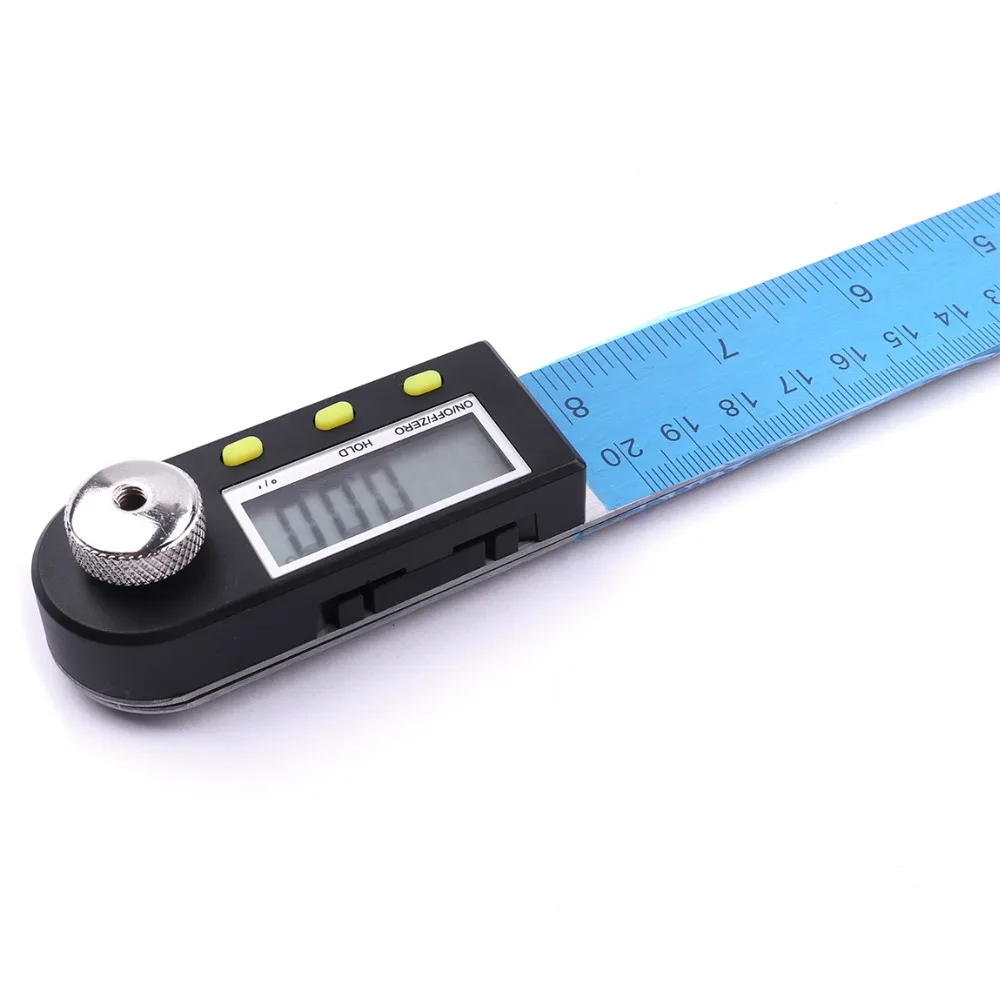 

200mm 0-360 Degree Digital Angle Ruler Finder Meter Protractor Inclinometer Goniometer Stainless Steel Electronic Angle Gauge
