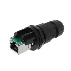 M19-RJ45 разъем переходник Ethernet Lan Сетевой удлинитель Водонепроницаемый штекер кабеля Разъем экрана IP67 чейнджер USB круглая пробка