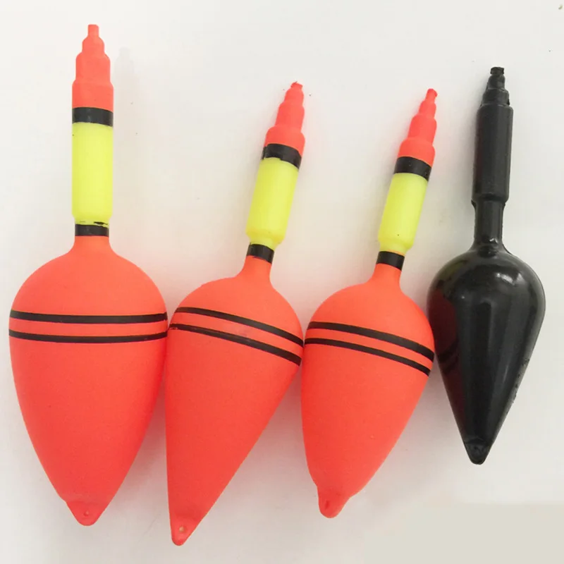 NCC 10pcs/lot Red&Black Fishing Float Balls Stopper Buoy Boia Flutter