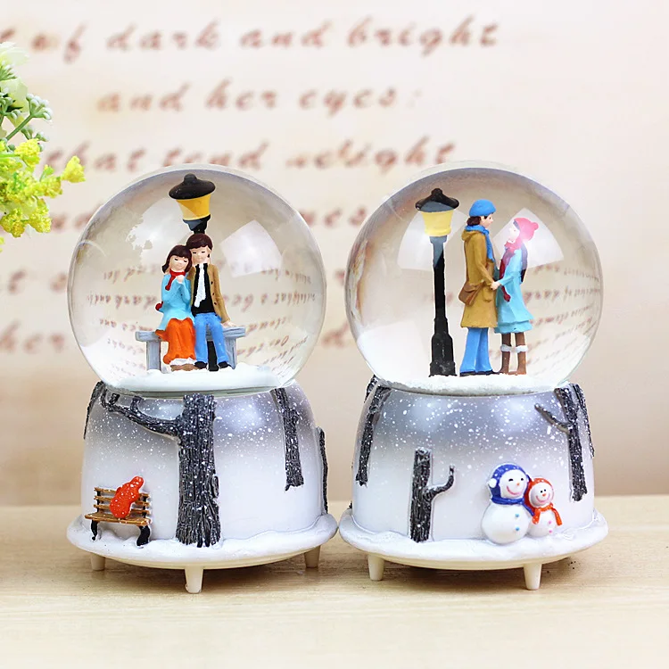 Azarujacity Vente Amoureux Cadeau Cristal Boule De Neige
