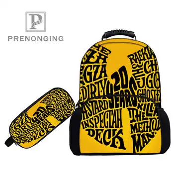 

Custom 17inch wu-tang-clan- Backpacks Pen Bags 3D Printing School Women Men Travel Bags Boys Girls Book Computers Bag#1031-2-51