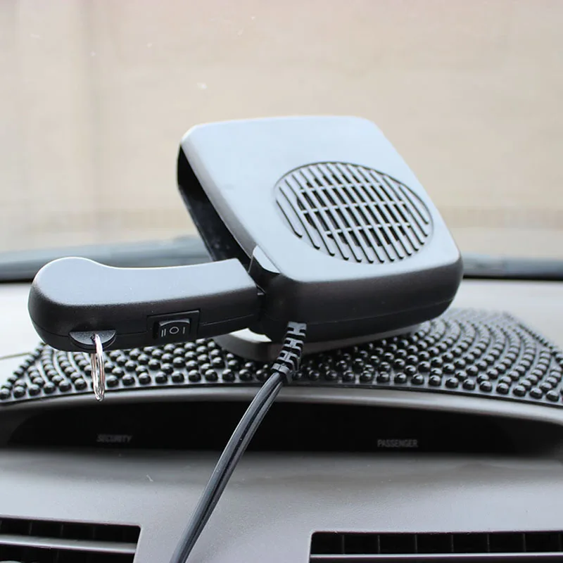  12V 15W Portable Auto Car heater Car  Fan Car Defroster Demister Vehicle Portable Temperature Control Device with Black Color