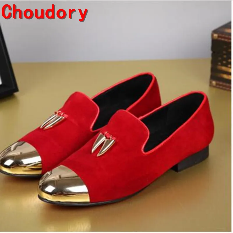 red and gold mens dress shoes