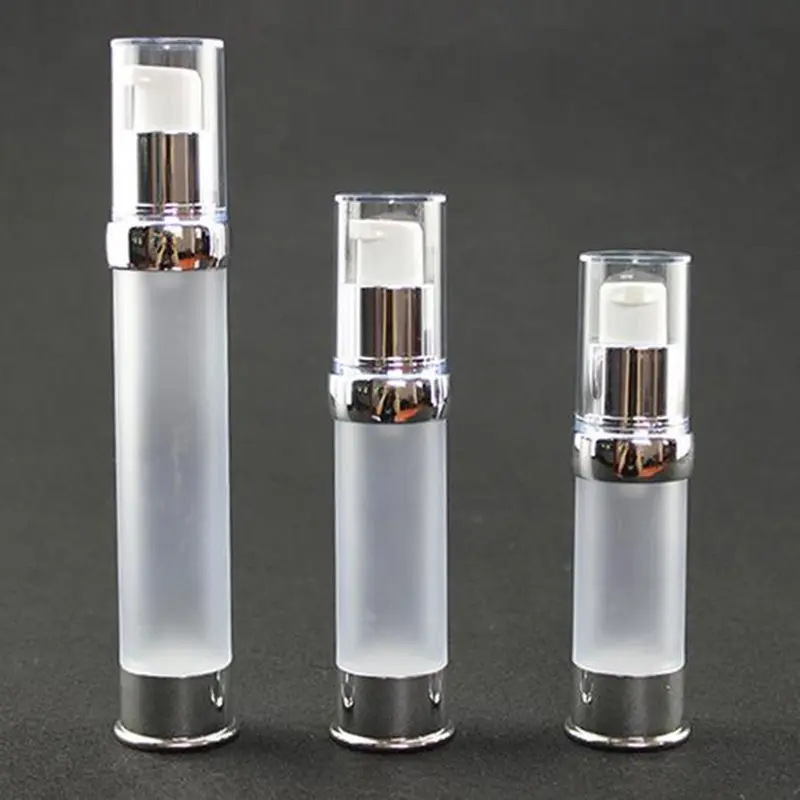 Download Wholesale 15ml 20ml 30ml Silver frosted Airless Bottle ...