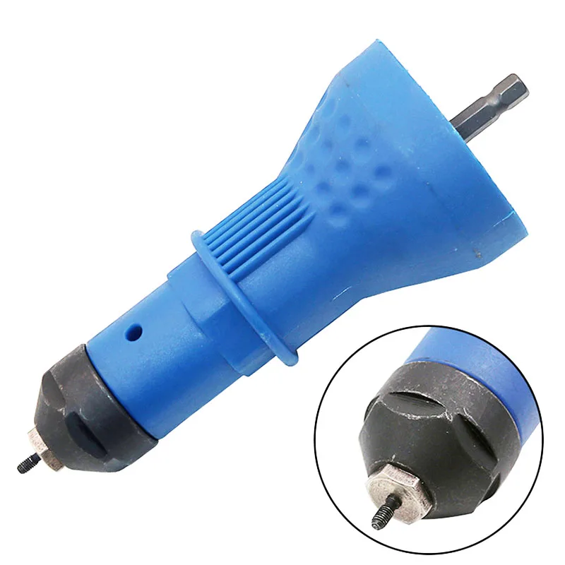 M3-M6 Rivet Nut Tool Adaptor Cordless Drill Adapter Rivet Nut Gun Battery Electrical Drill Riveting Machine