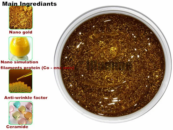 200 мл нестареющее лицо нано Золотой гель против морщин укрепляющий кожу Антивозрастной уход за кожей продукты оптом