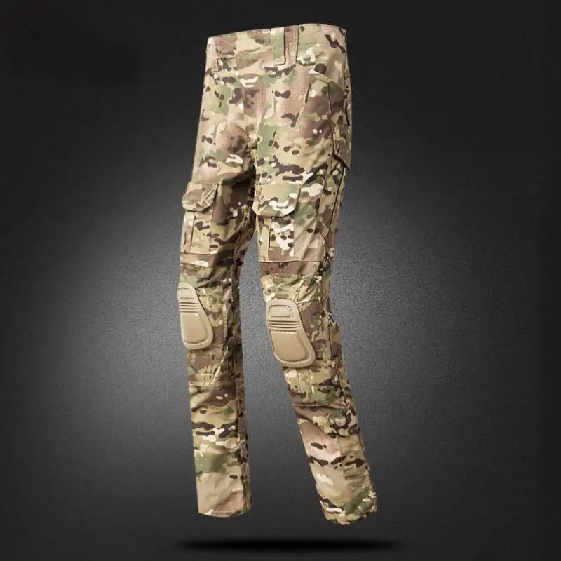 Армия Тактический камуфляжная военная форма одежда костюм мужской армии США одежда рубашка в армейском стиле+ брюки лягушка камуфляж костюм