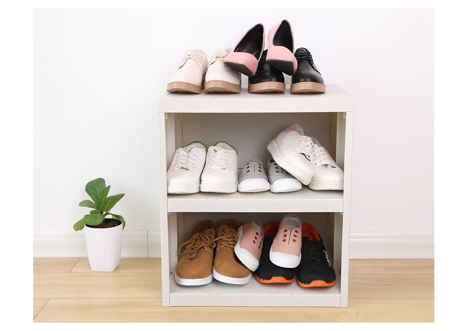 BNBS Модная обувь стойки современные двойной очистки для хранения обуви стойки Гостиная удобный Shoebox обувь Организатор Подставка Полка