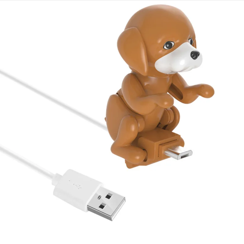 Zb _ Süß Poppende Hund USB Daten Ladekabel Kabel für Android Smartphone Cheerf 