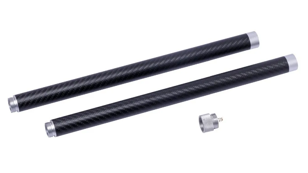 

F11227-B 2 Piece Ultra Reach Carbon Fiber Extention Pole Rod Tube for Feiyu G3 Ultra Handheld G4 G5 Gimbal with Switch