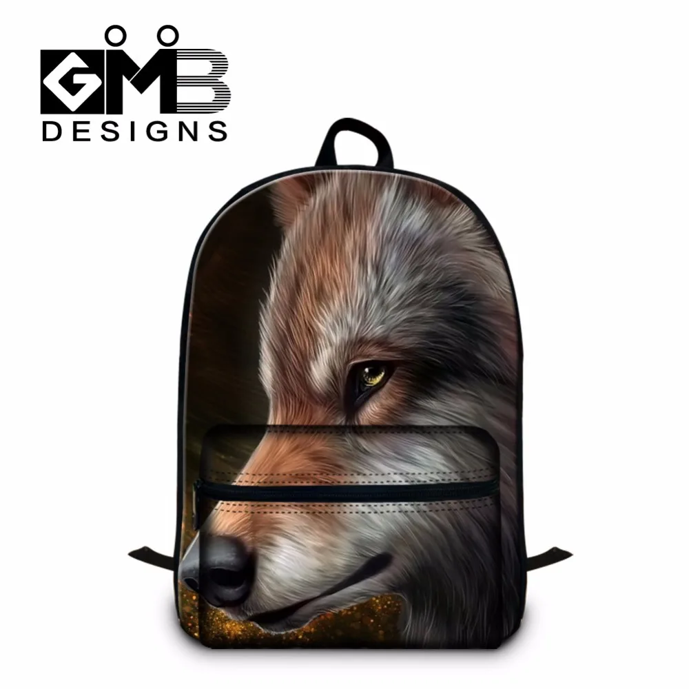 

Designer Wolf Pattern Laptop backpacks for Boys,Mens Cool Backpacking Bag,Children's stylish Bookbags,Girls Mochila Book Bags