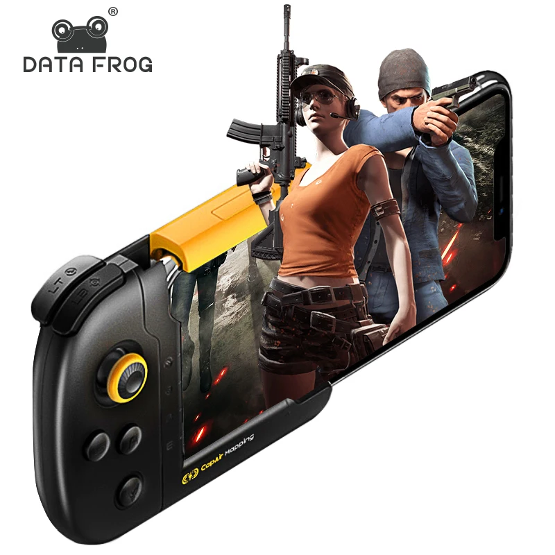  Data Frog Gaming Controller For IPhone IOS GamePad For Official PUBG Game Joystick For Iphone 6 7 8