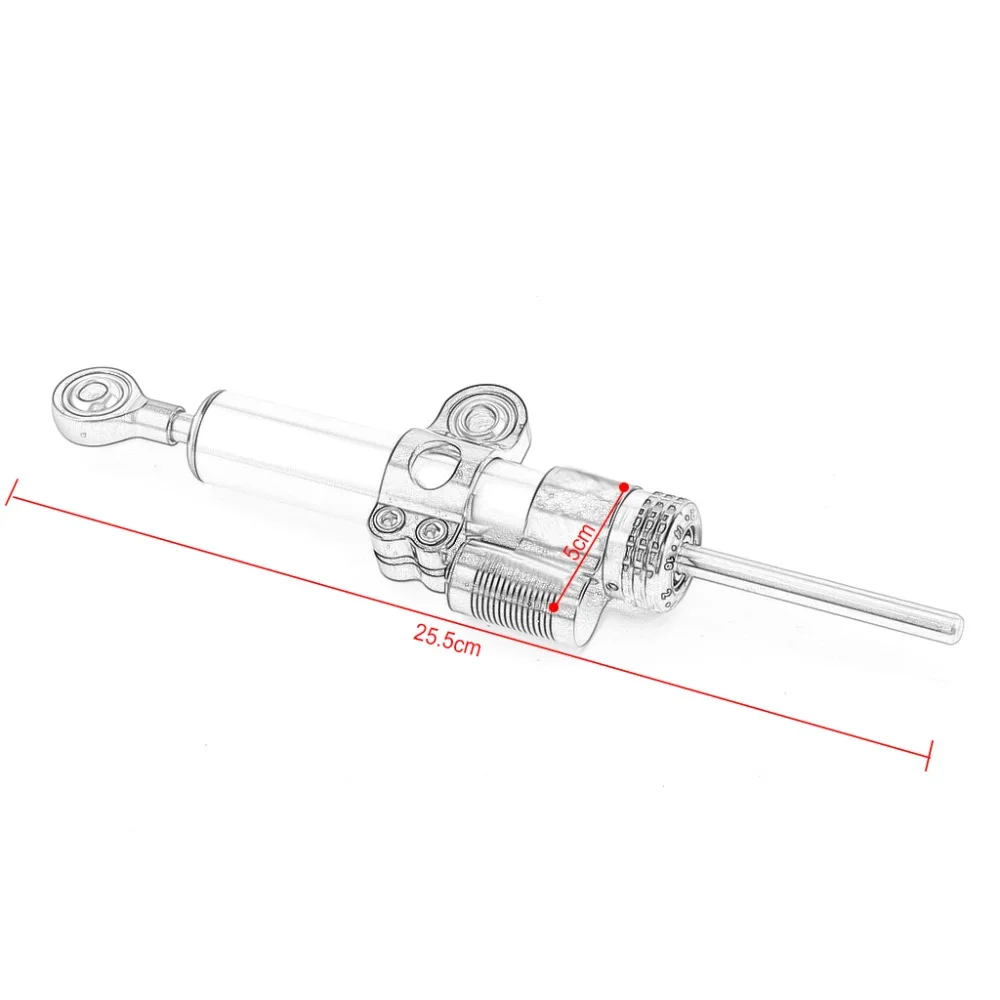 SMOK Универсальный мотоциклов Регулируемая рулевая демпфер стабилизатор для Honda MSX125 Ducati Diavel BMW R1200RT Suzuki gsx-r 1000