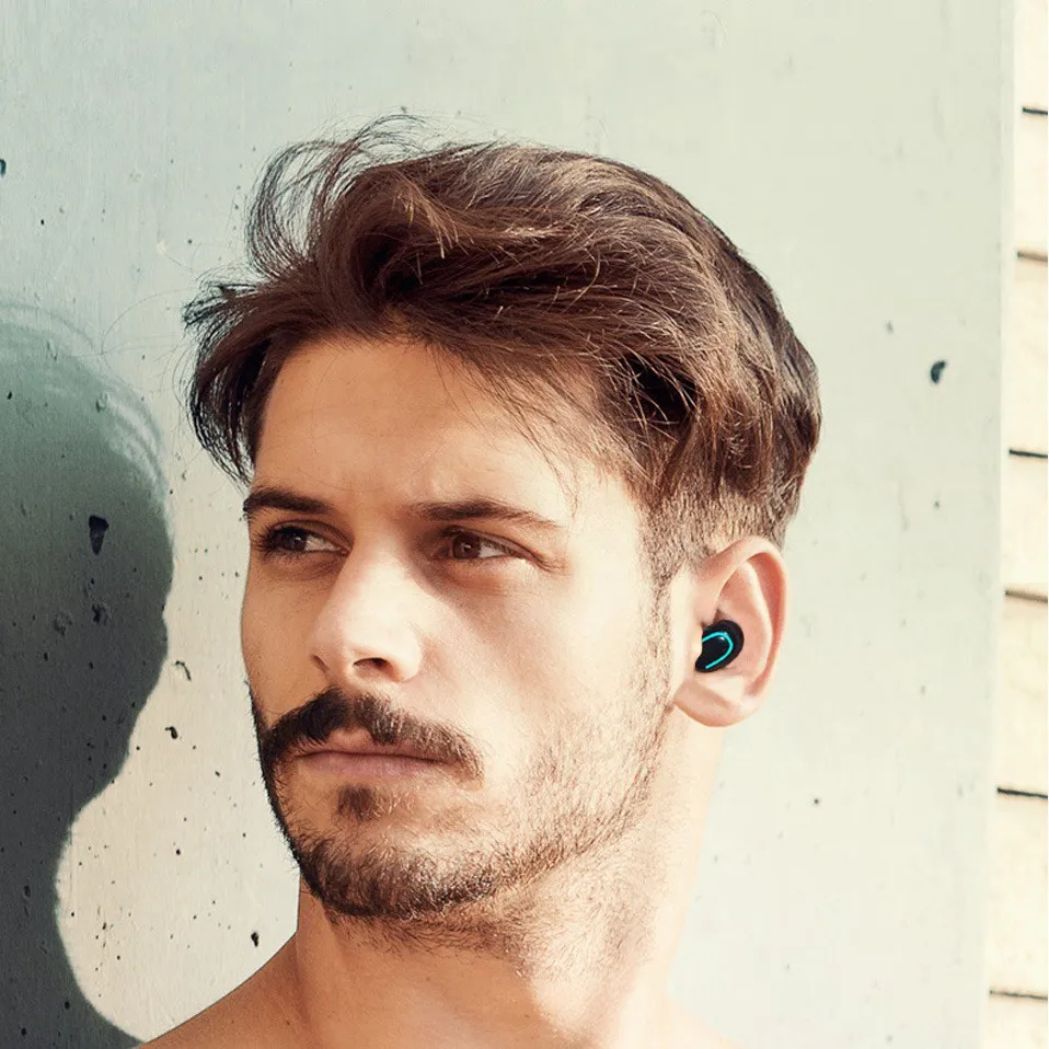 WHaY TWS 5.0 Bluetooth Headphones Wireless Earphone Stereo Earbuds Headset with Mic Charging Box for Phone Bluetooth Earphones   (1)
