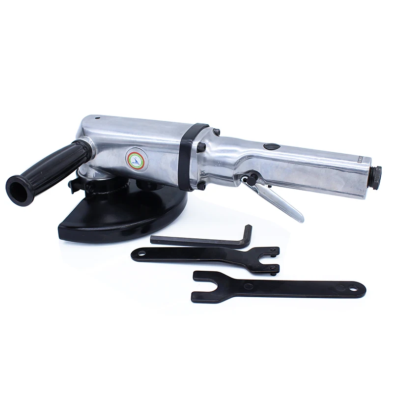 

YOUSAILING Quality 7 inches Heavy Industrial Pneumatic Angle Grinder Air Polish Machine Sander Tool