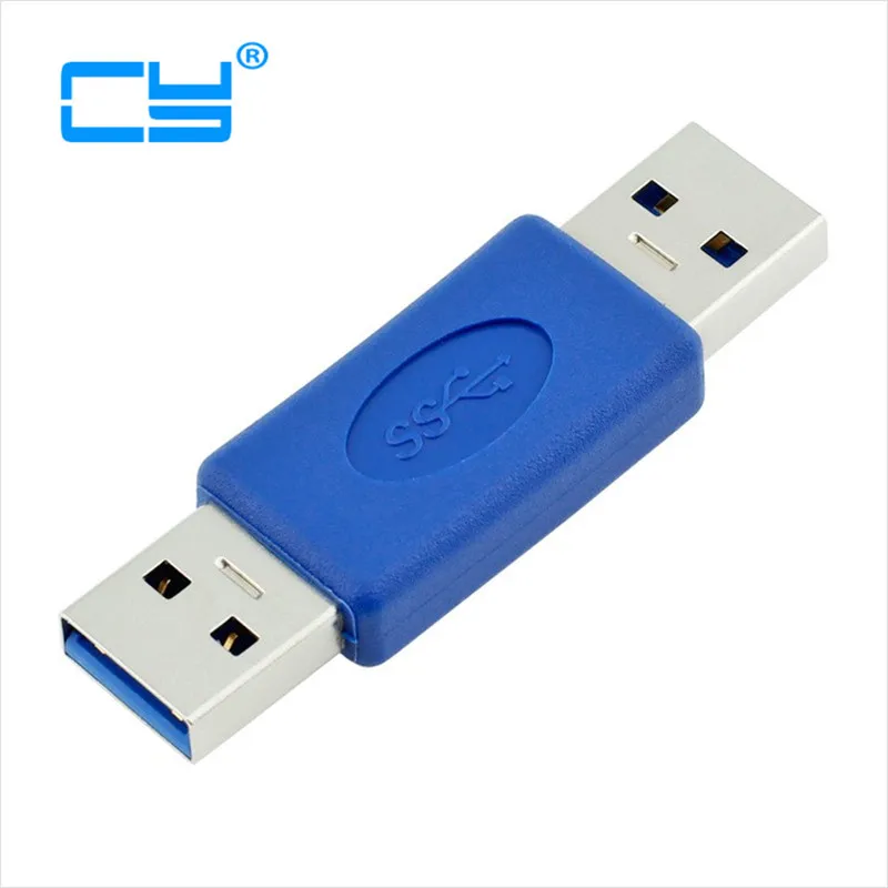 1 шт. Переходник USB 3 0 типа A Папа папа AM Blue|usb 3.0 male|usb male to maleusb |