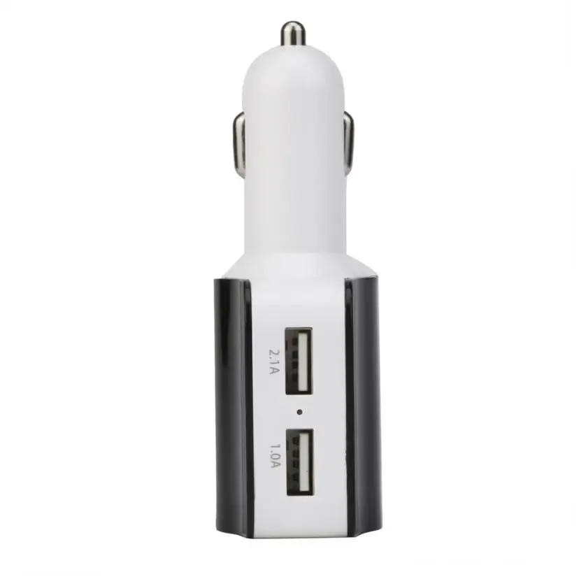 Fest отправка 3.1A 2 USB односторонняя розетка для автомобильного прикуривателя