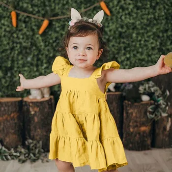 

New Christmas Ruffle Red Lace Romper Outfits Baby Girls Sister Princess Kids Xmas Party Dresses Cotton Newborn Costume