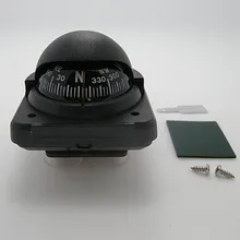 Многофункциональный автомобильный Морской Компас навигационный компас автомобильный компас Регулируемый магнитный угол отклонения черный