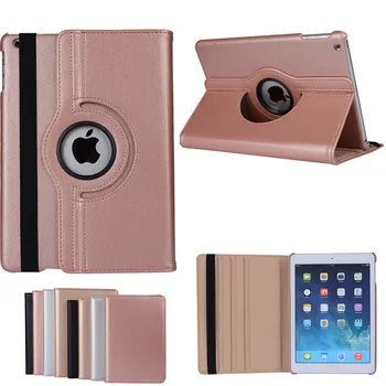 

360 Rotate PU Leather Smart Stand Case Flip For apple iPad 4 for iPad 3 for iPad 2 Rotating Cover Tablet PC Tablette Stands