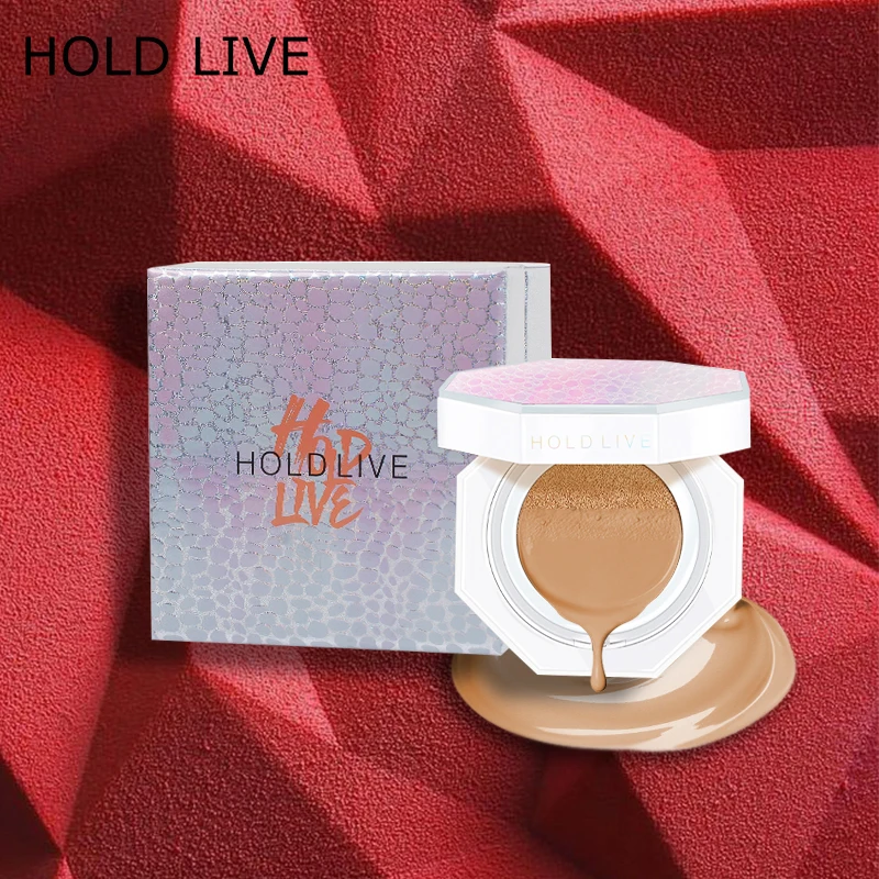 

HOLD LIVE Makeup Air Cushion BB Cream Moisturizer Long Lasting Face Base Wet Powder Make Up Nude Matt Concealer Foundation Cream