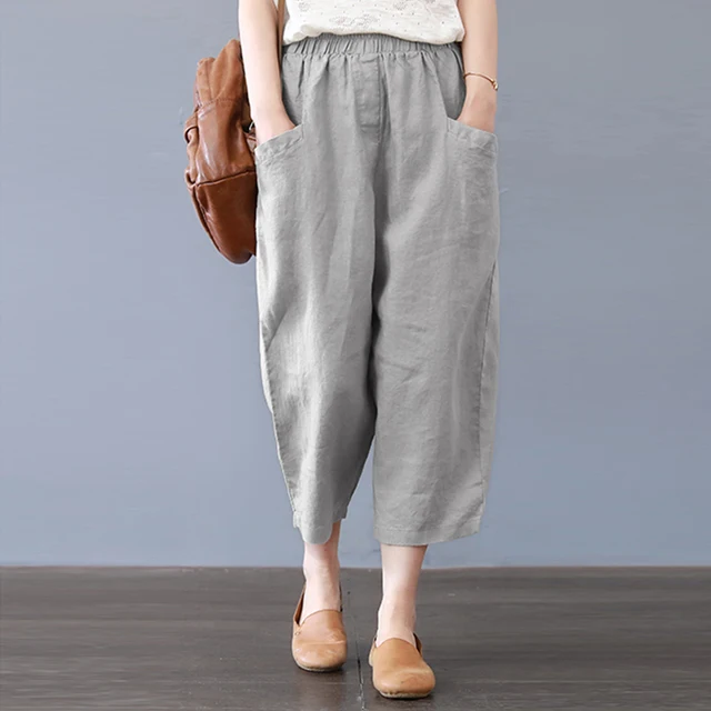 linen work pants