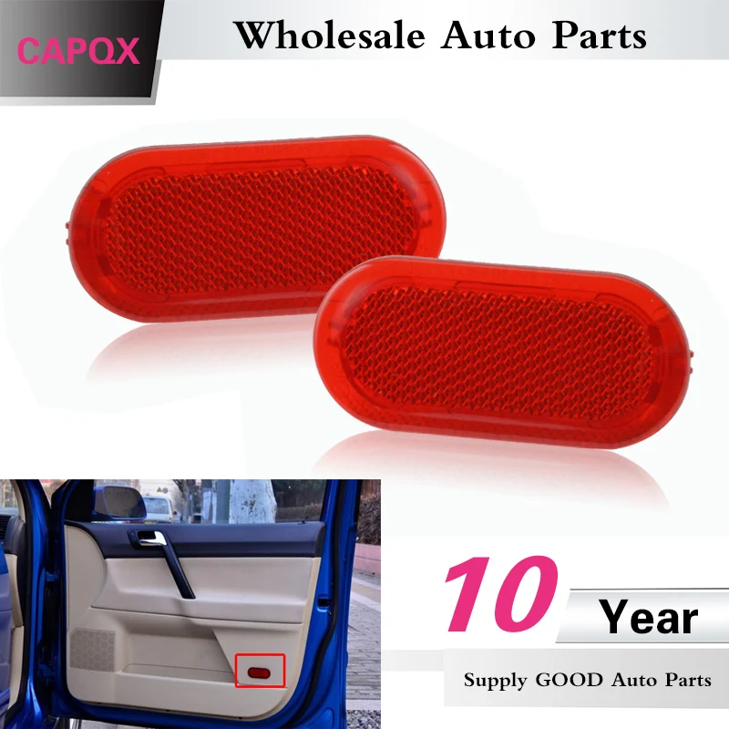CAPQX Door light len Interior Door Panel Warning Light Cover Reflector