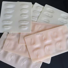 5 Pcs татуировки 3D Косметическая Перманентный макияж глаз, бровей практика кожи+ 5 шт. татуировки перманентный макияж губы кожа для тренировки