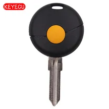 Keyecu удаленный ключевой Дело брелок 1 кнопка для Smart Fortwo Uncut Клинок без логотипа