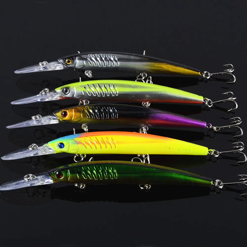 Iscas de Pesca Equipamento de Pesca Misturadas 7 Diferentes Estilo Duro Iscas Pesca Wobblers Isca Artificial Feita Boa Qualidade 36 Pçs - Set 20 Iscas artificiais