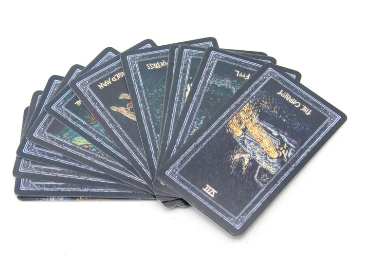 2019 Новый Полный английский для новой версии Tarot с красочной коробке Открытки Лучшие настольные игры для вечерние карты