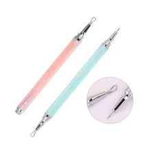 2 шт. Съемная игла для удаления прыщей из нержавеющей стали инструмент для удаления черных точек экстракторы угрей иглы инструменты для ухода за кожей
