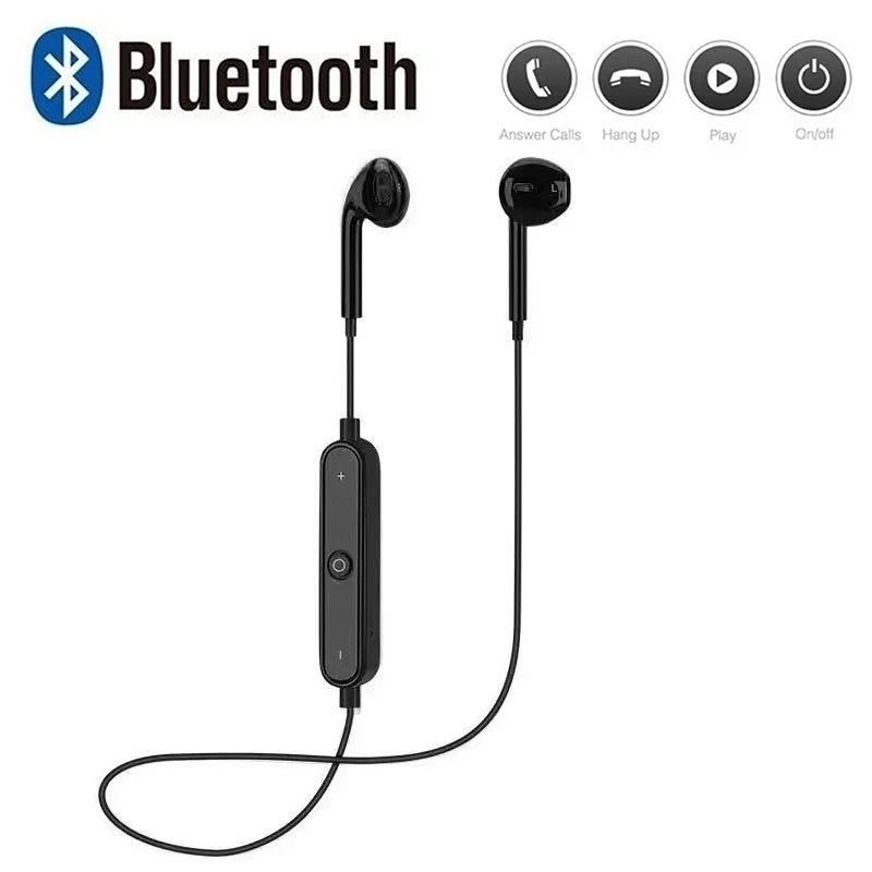 S6 беспроводные наушники Bluetooth наушники для телефона шейные спортивные наушники Auriculare CSR Bluetooth