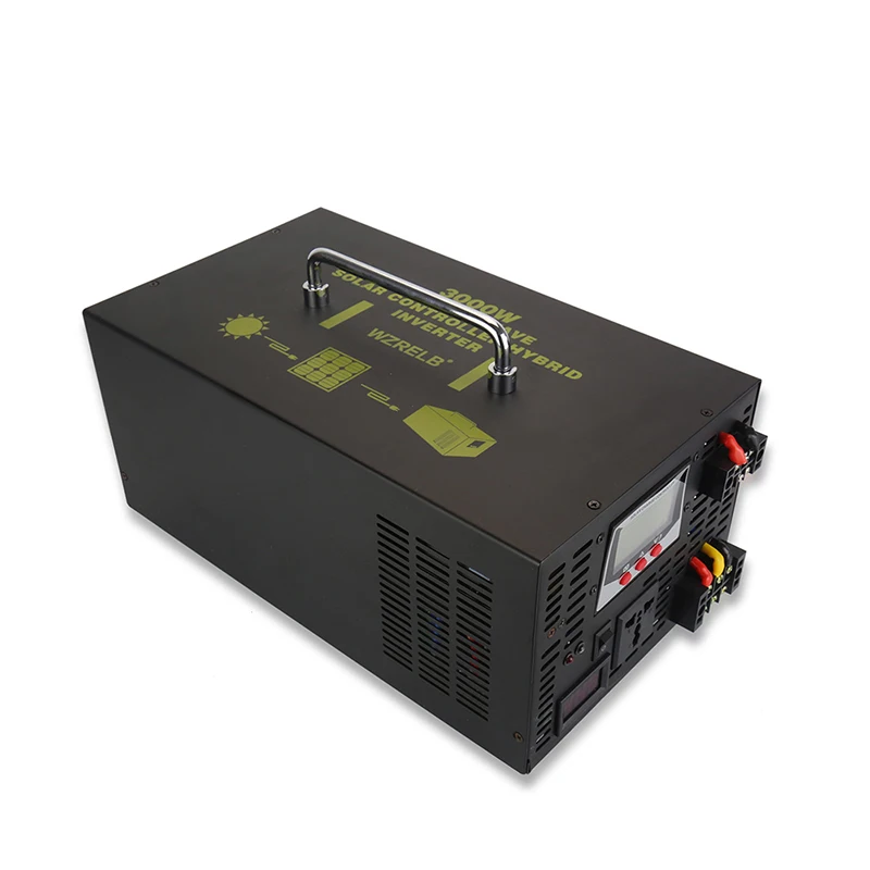 Onda Sinusoidale Pura Solar Inverter 3000 W 12 V/24 V/48 V Dc A 120 V/ 220 V/230 V/240 V Dc/Ac Convertitore Inverter Ibrido 30A Regolatore Di Carica