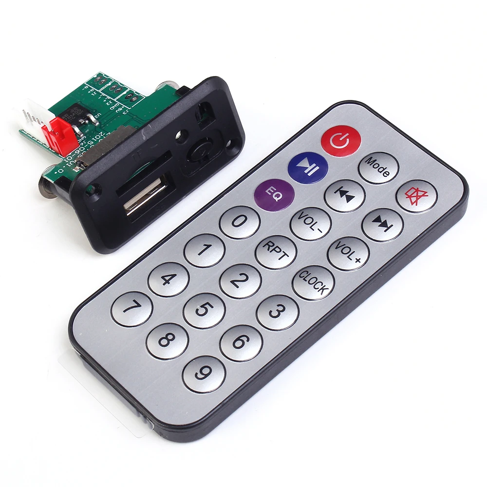 MP3 карта памяти U Disk TF USB FM SD декодер 3 7 5 в 12 В мини аудио декодирование плата