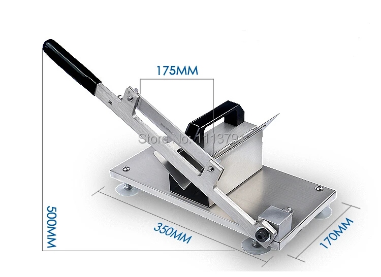 Все из нержавеющей стали для нарезки мяса машина ручной резки мяса резак использовать для дома, ресторана, отеля