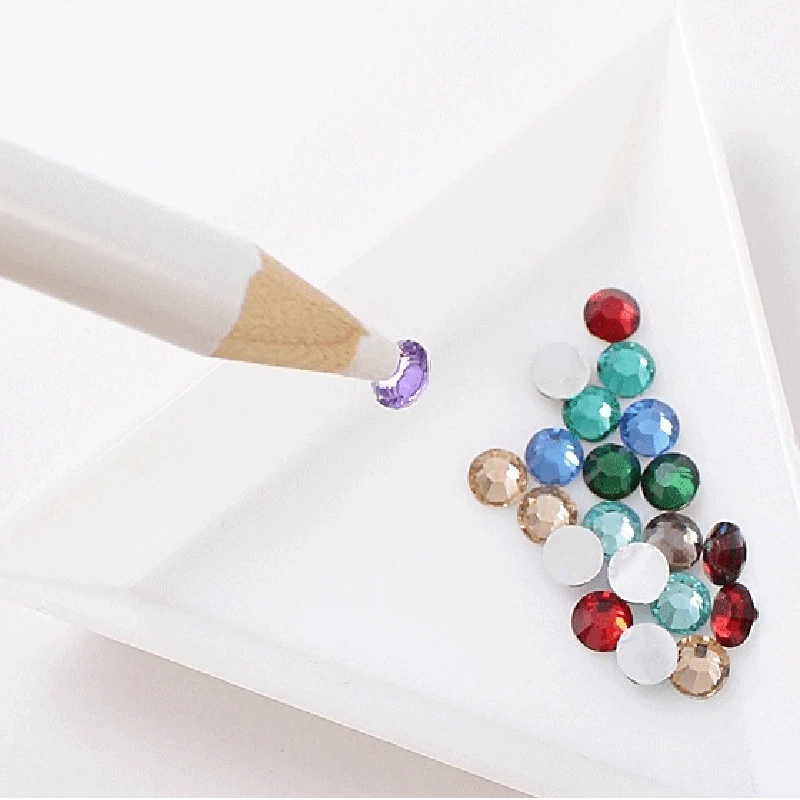 1pcNail Art Rhinestones Gems Picking Crystal Tool Wax Dotting Pencil