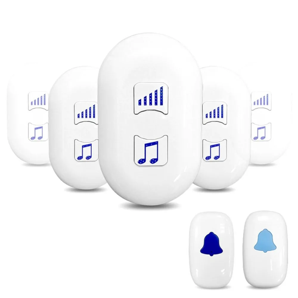 

Universall Household Use Low Power Consumption Wireless Doorbell Waterproof Music Home Security Device 38 Music Tune Type B